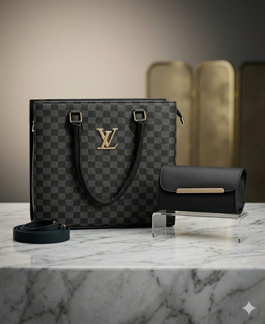 Classic Checkered Tote