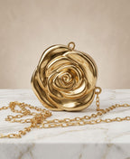 Rose Matel Clutch (Imported)