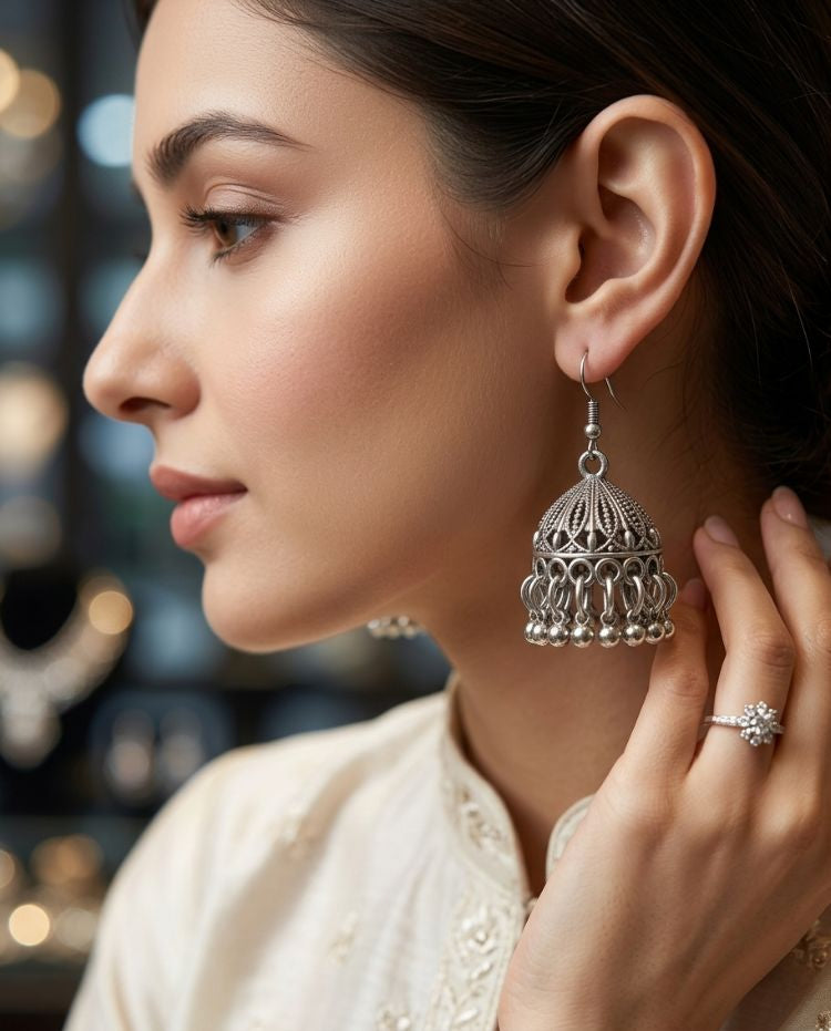 Lightweight Fancy Jhumkas With Free Delivery