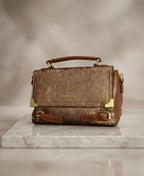 Elegant Top Handle Satchel (Imported)