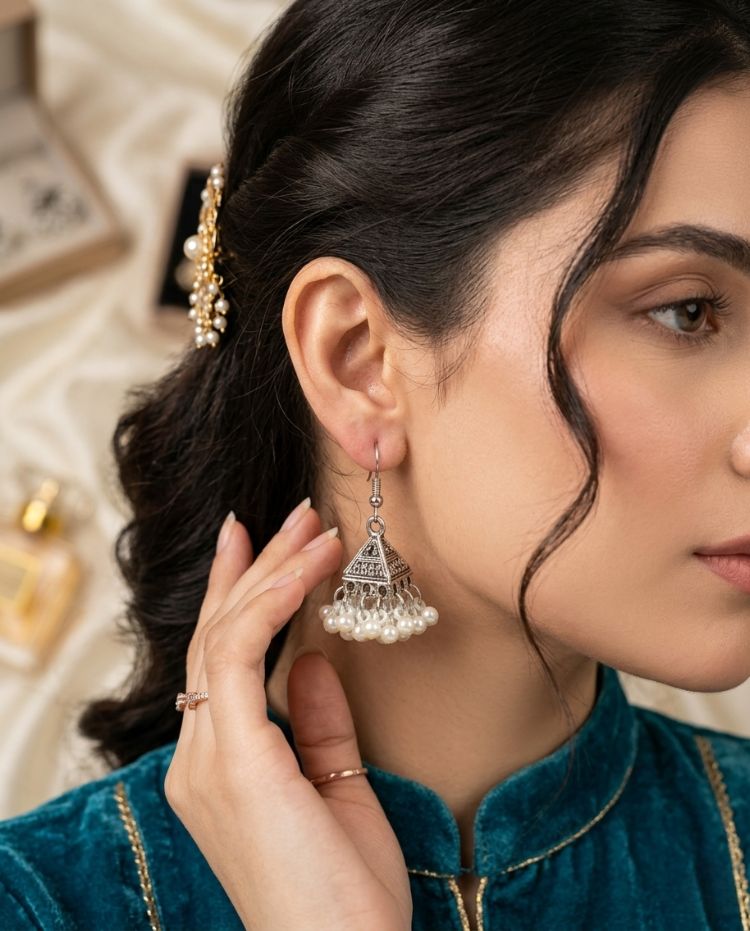 Fancy Wedding Wear Jhumkas With Free Delivery