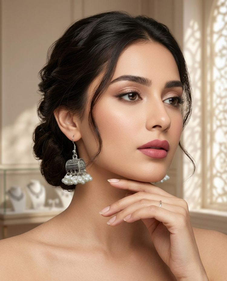 Chic Ethnic Jhumka Style With Free Delivery