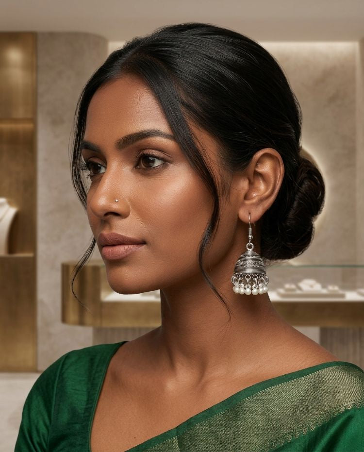 Stunning Handmade Jhumka Earrings With Free Delivery