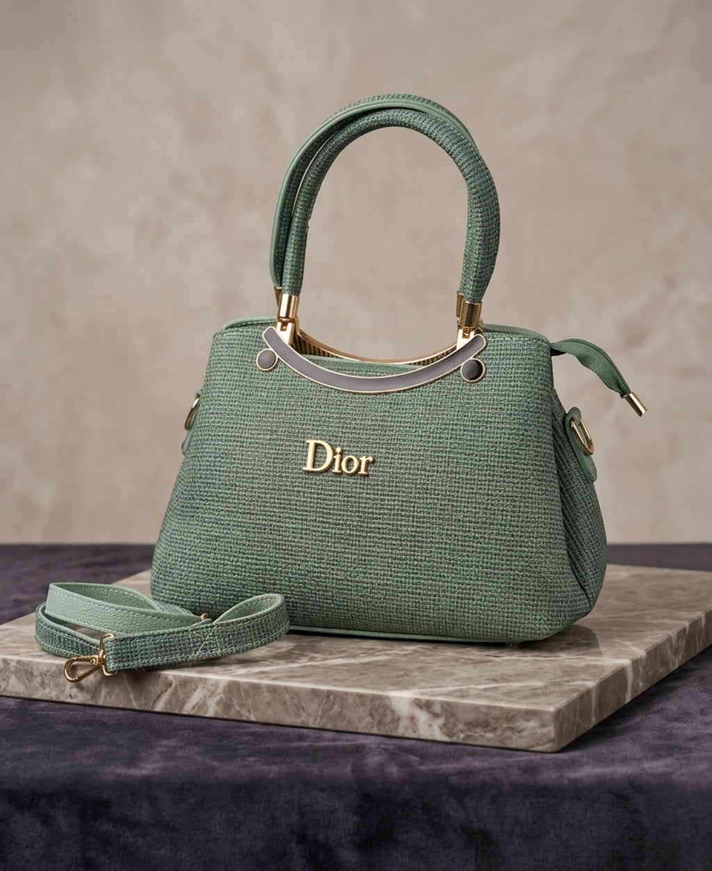 Dior Textured Satchel With Free Delivery