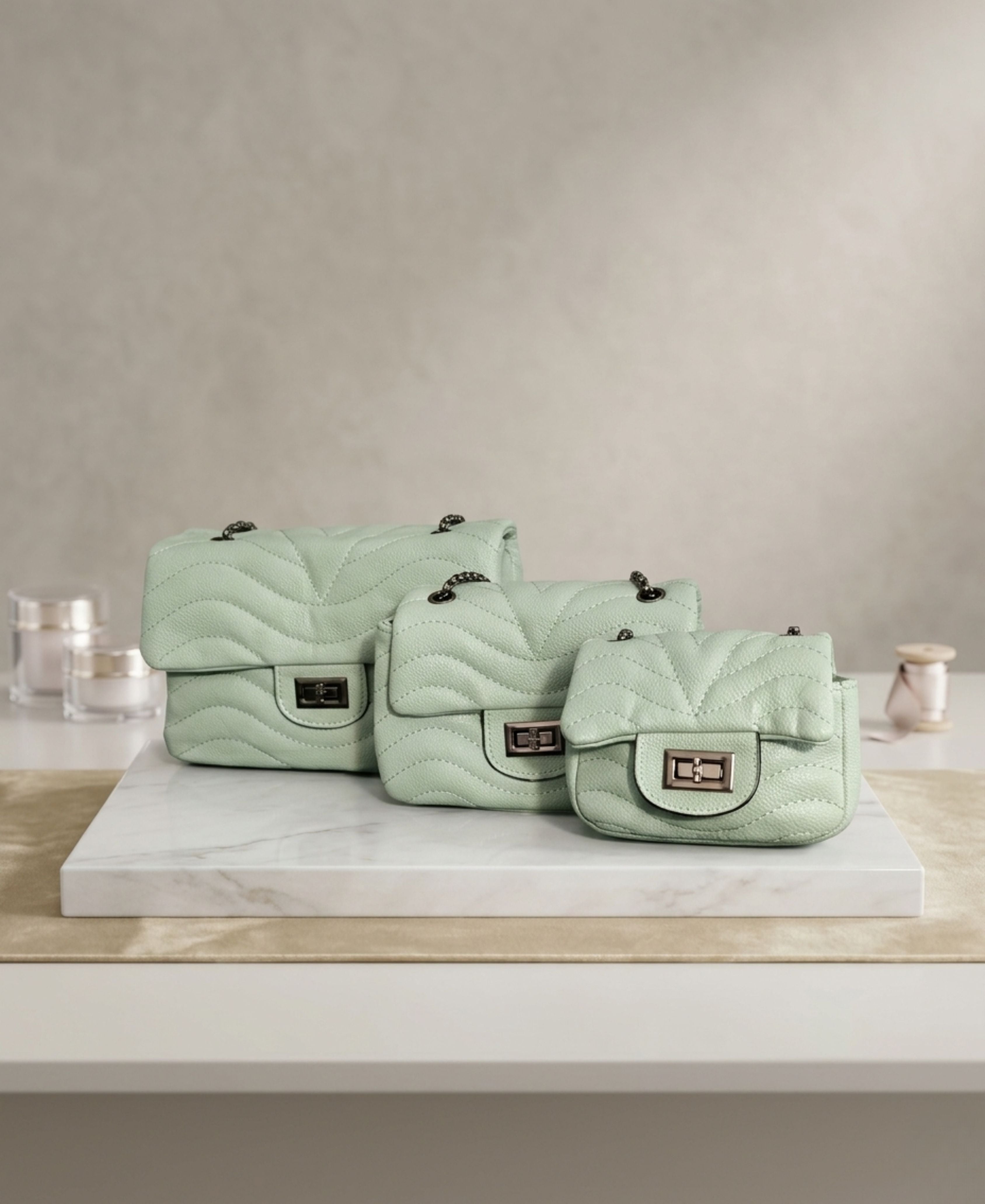 Luxury Style Shoulder Bag (Pack of 3 Imported)