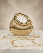 Round Top Metal Clutch (Imported)
