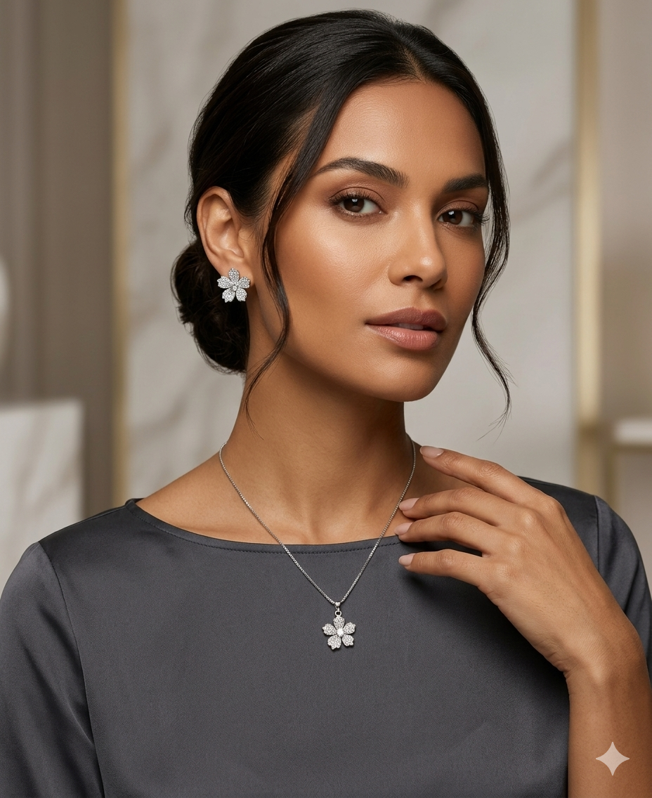Stylish Elegant Jewelry Set With Free Delivery