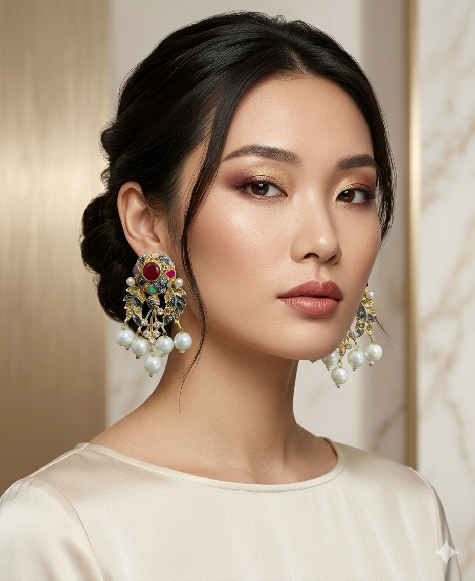Antique Stylish Earrings With Free Delivery