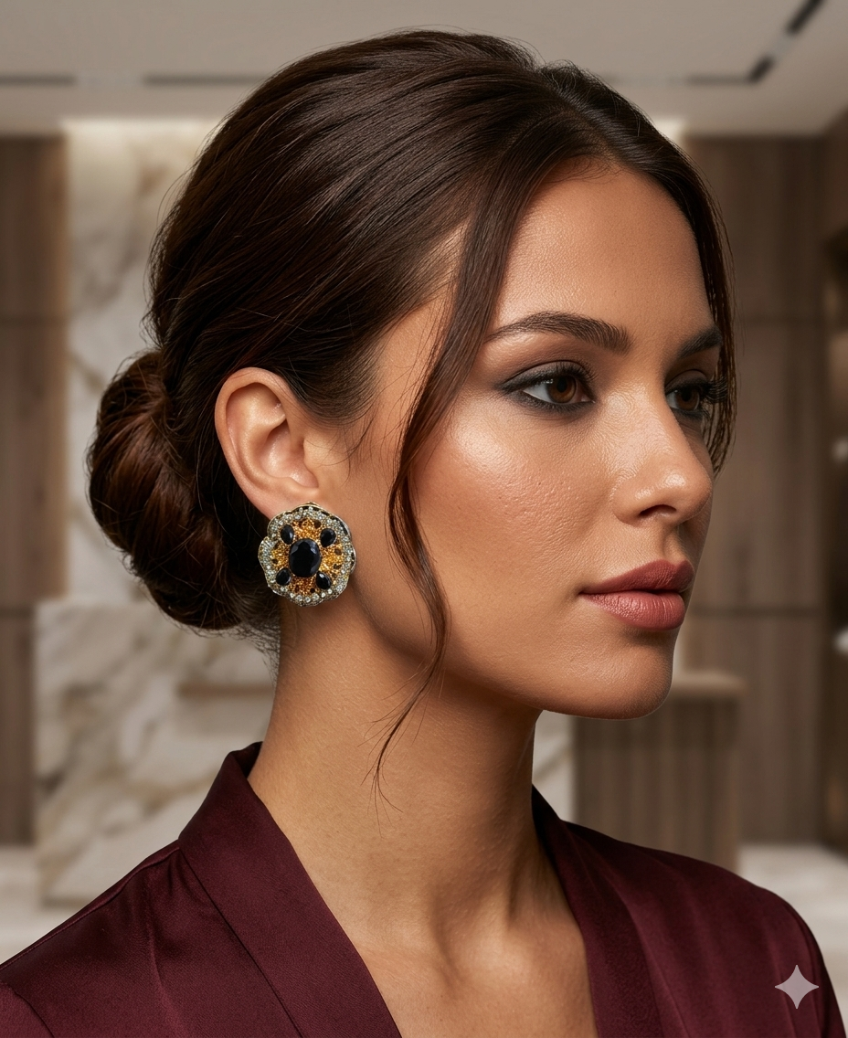 Elegant Traditional Earrings(tops) With Free Delivery