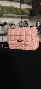 Designer Style Puffy Chain Purse (Imoprted)