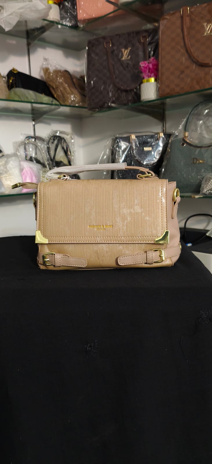 Elegant Top Handle Satchel (Imported)