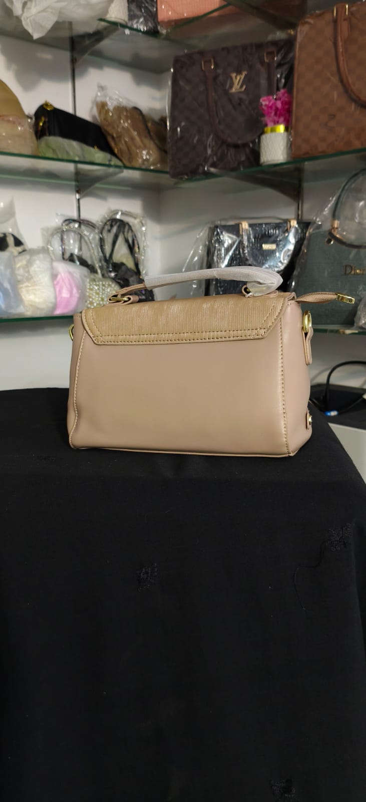 Elegant Top Handle Satchel (Imported)