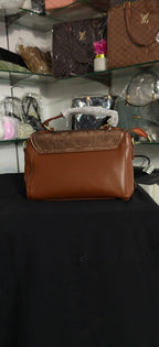 Elegant Top Handle Satchel (Imported)
