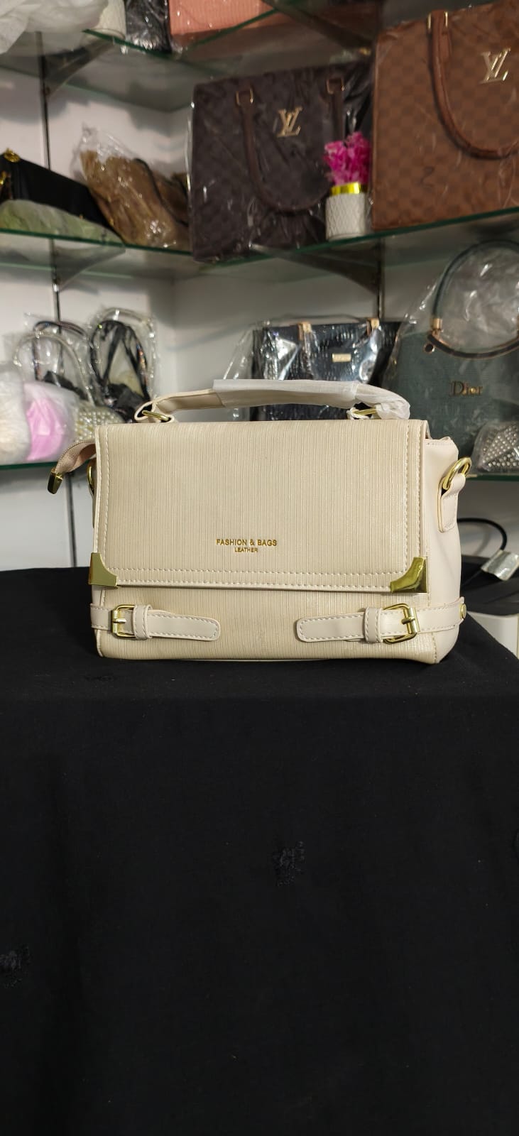 Elegant Top Handle Satchel (Imported)
