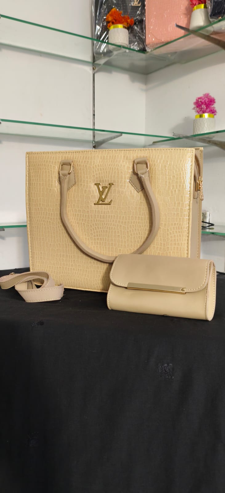 Croc-Embossed Luxury Tote With Free Delivery