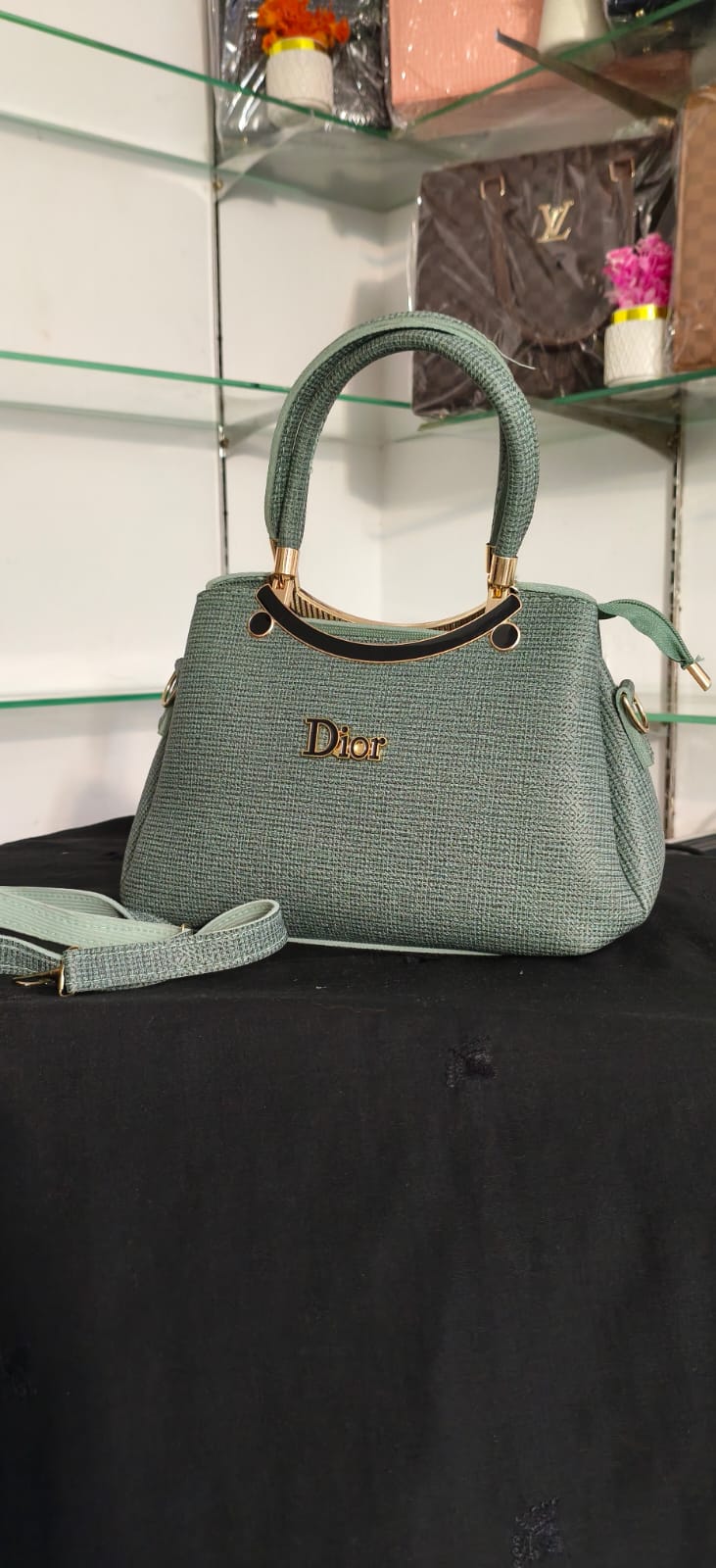 Dior Textured Satchel With Free Delivery