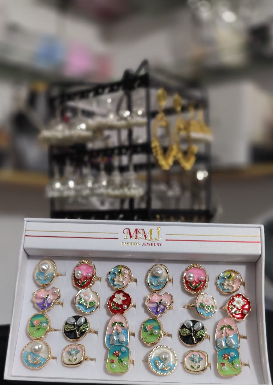 Pearl Multi-Fashion Rings Set