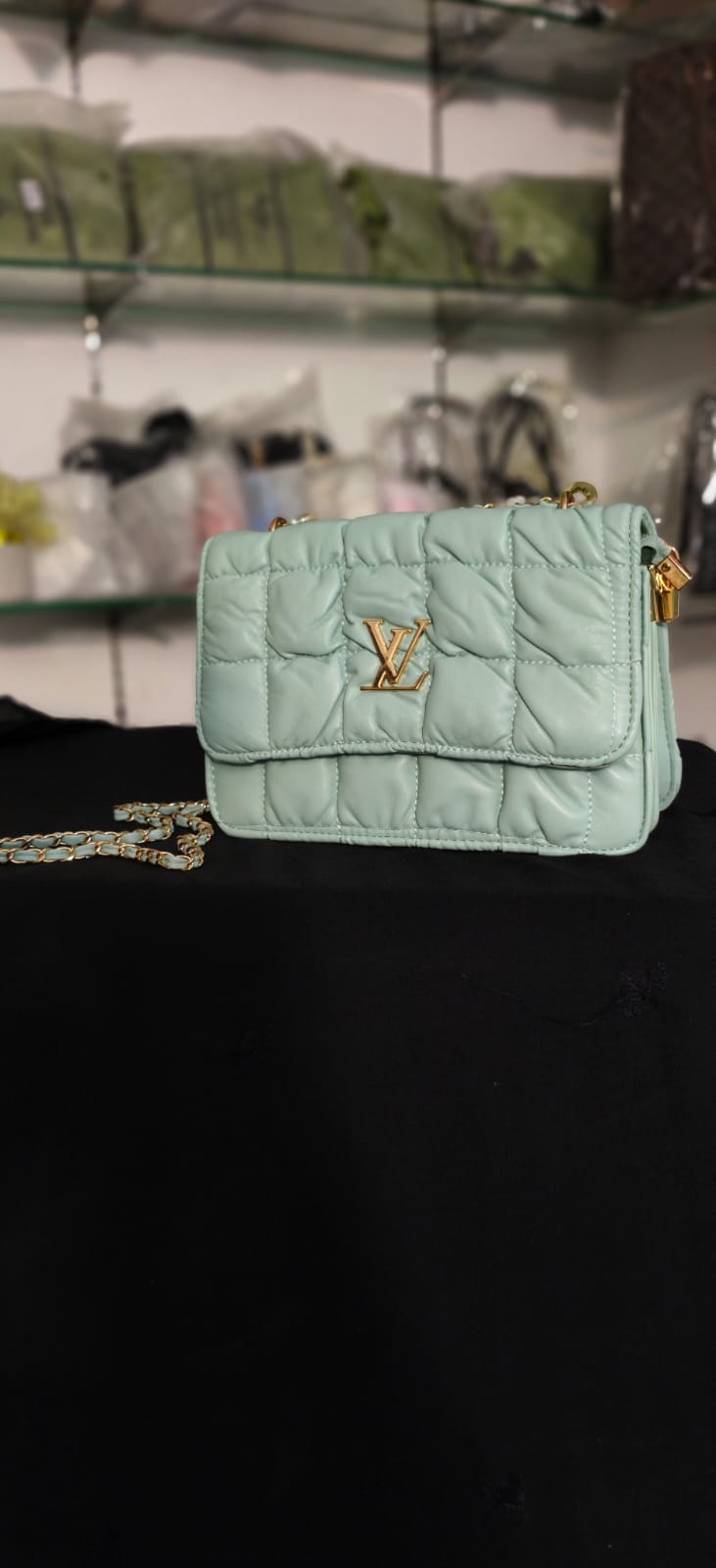Designer Style Puffy Chain Purse (Imoprted)