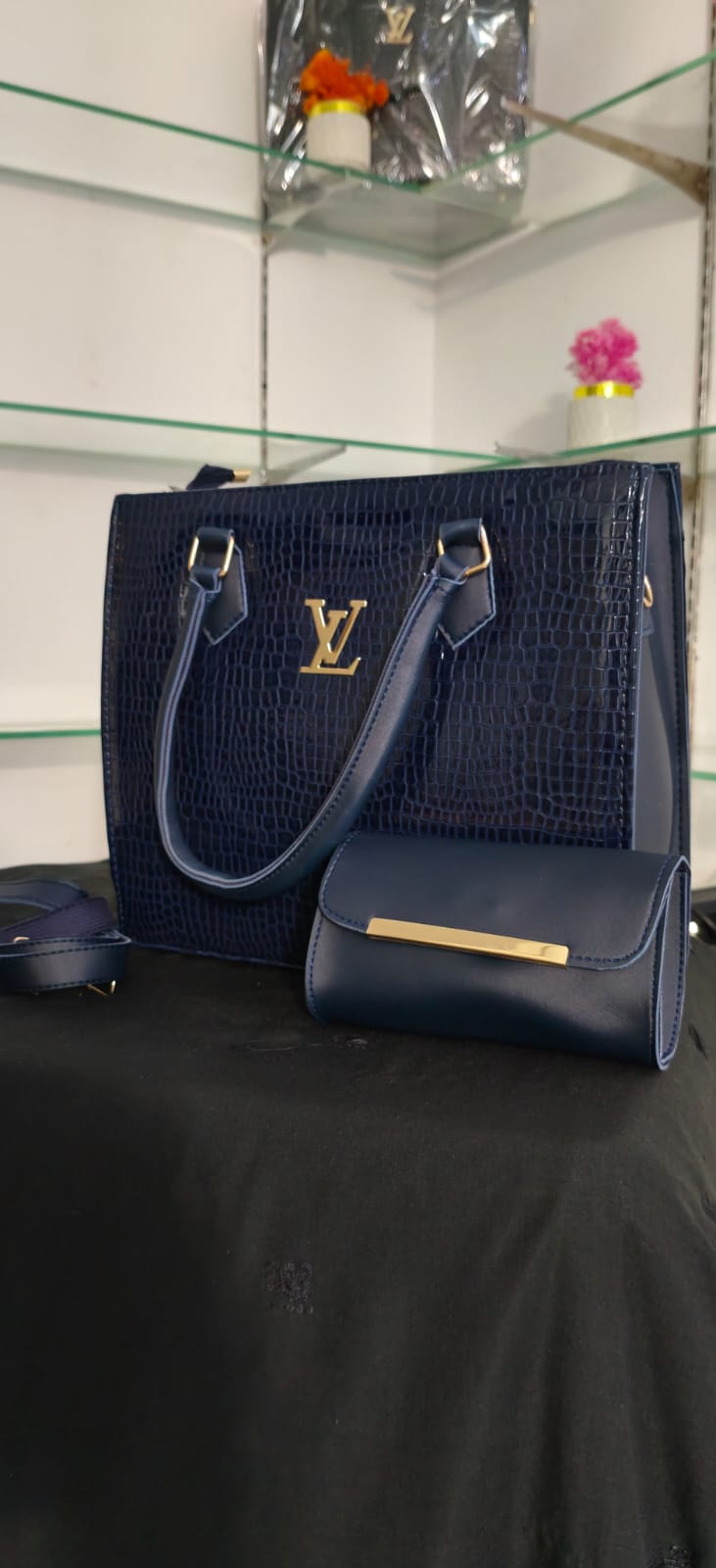 Croc-Embossed Luxury Tote With Free Delivery