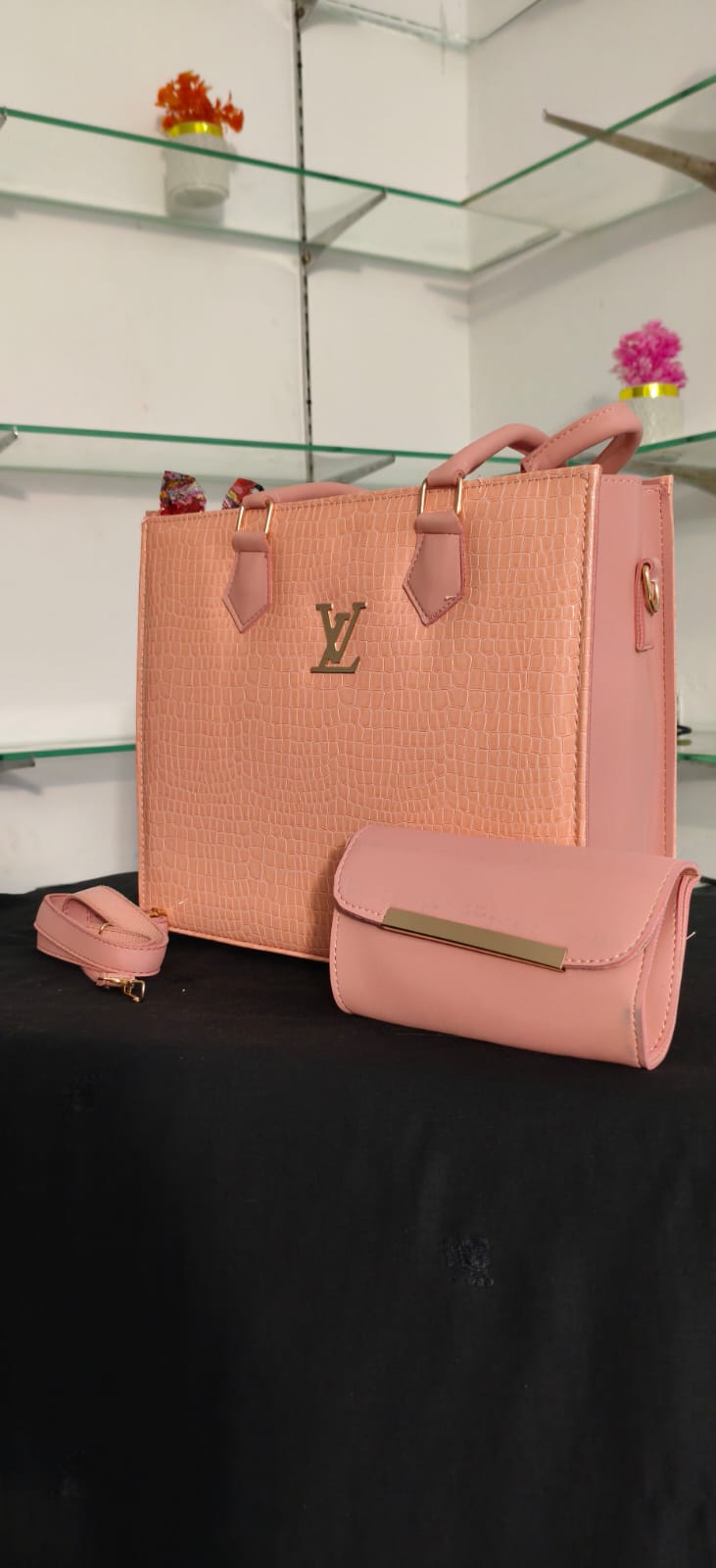 Croc-Embossed Luxury Tote With Free Delivery