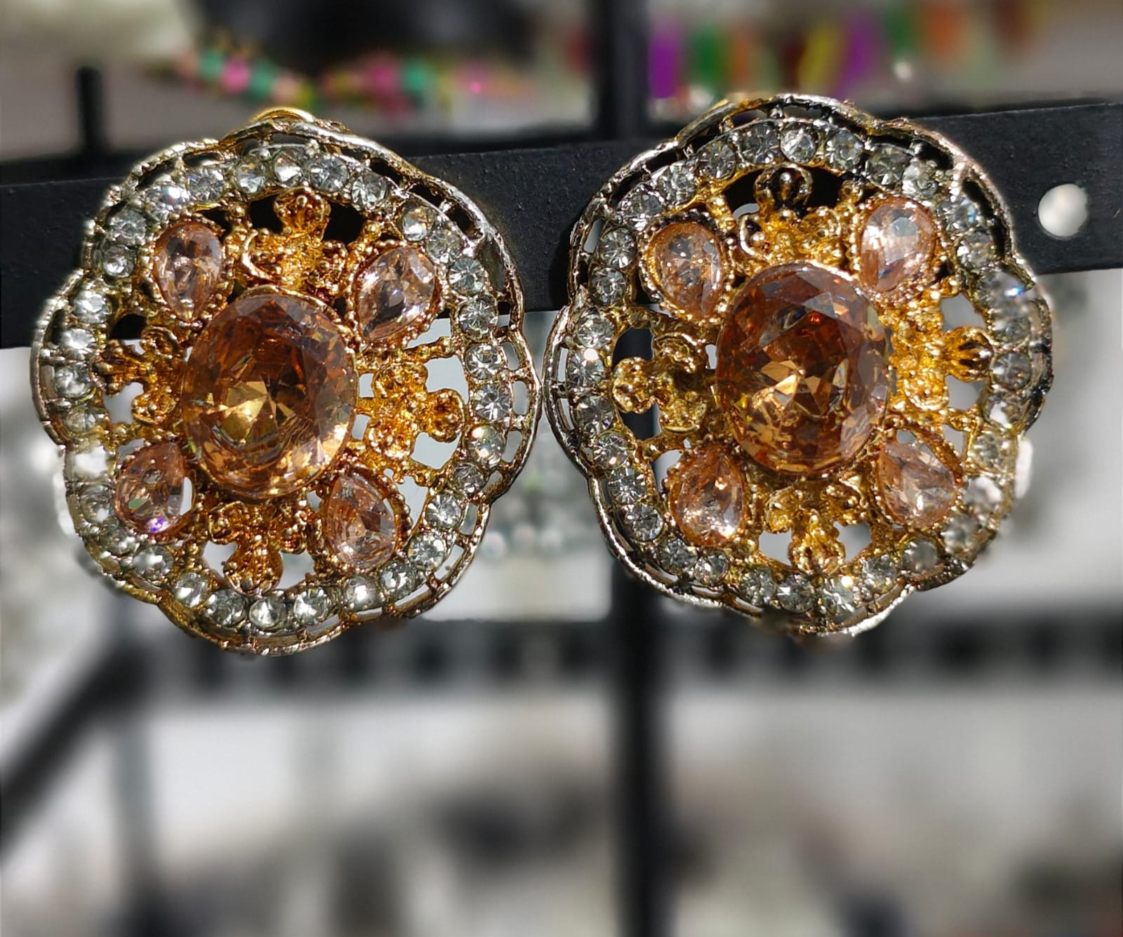 Elegant Traditional Earrings(tops) With Free Delivery