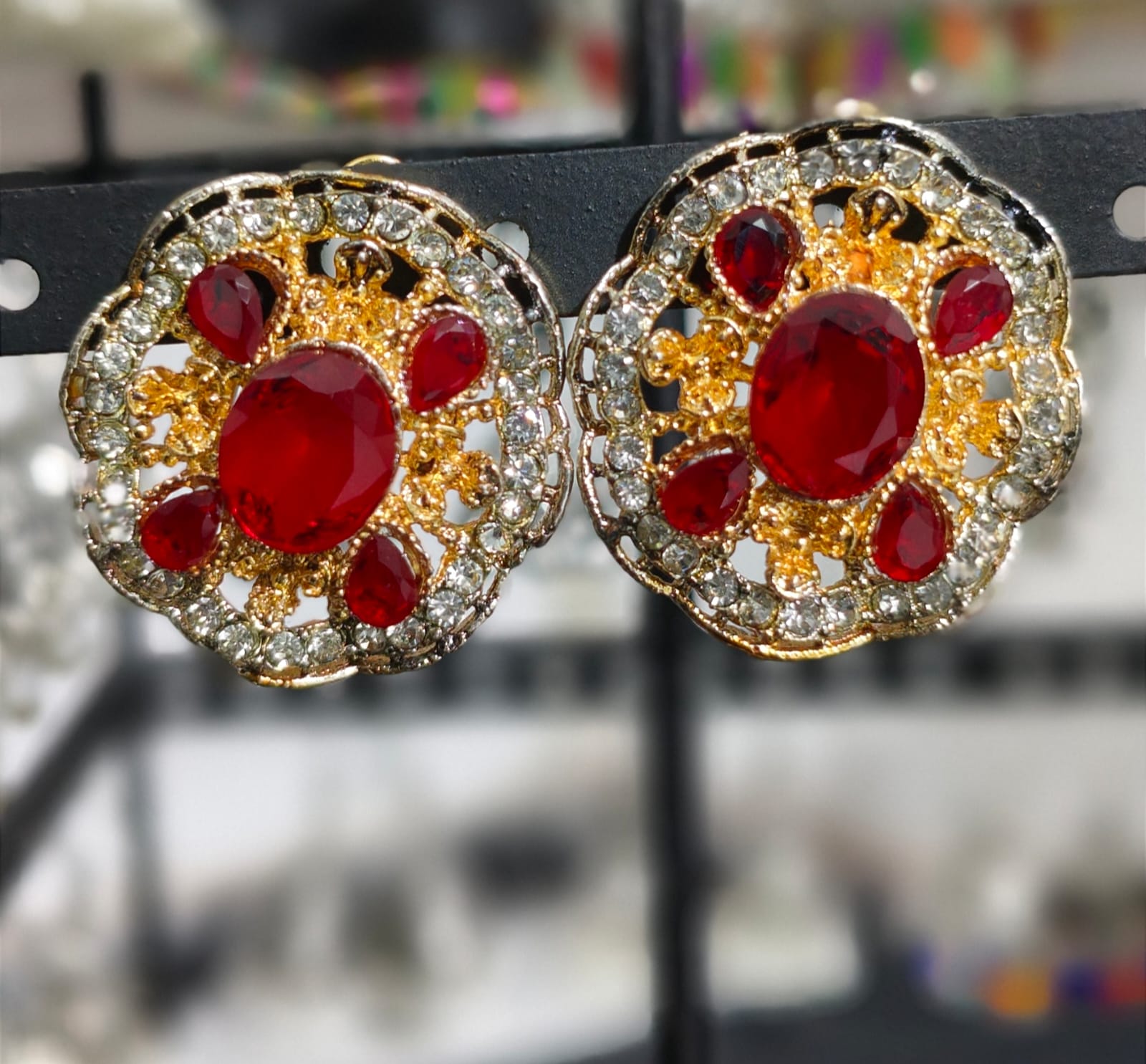 Elegant Traditional Earrings(tops) With Free Delivery