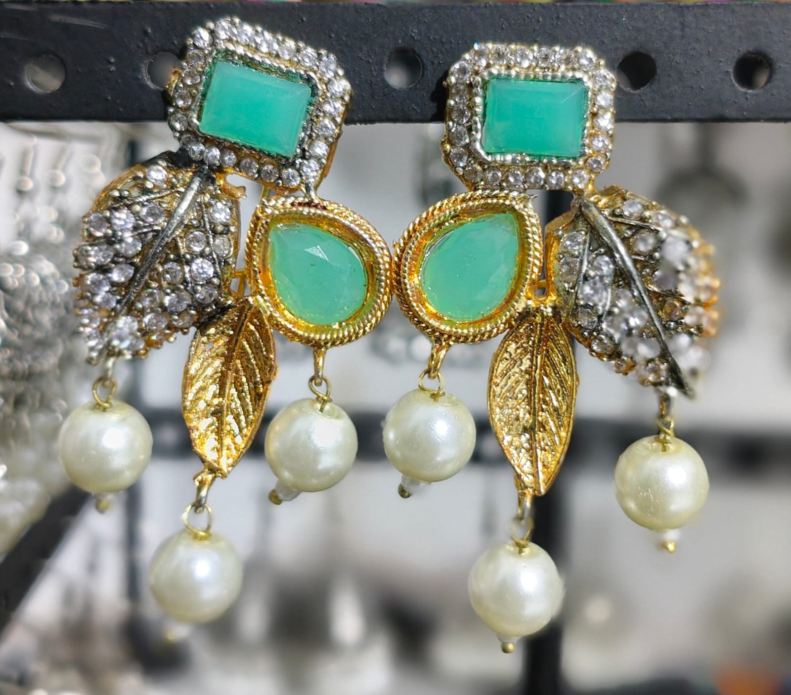 Elegant Traditional Earrings With Free Delivery