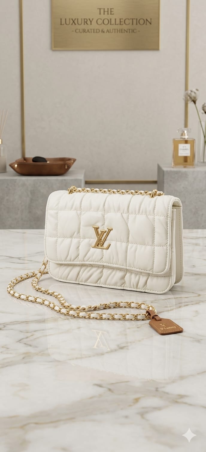 Designer Style Puffy Chain Purse (Imoprted)