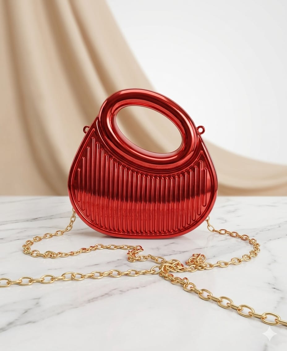 Round Top Metal Clutch (Imported)